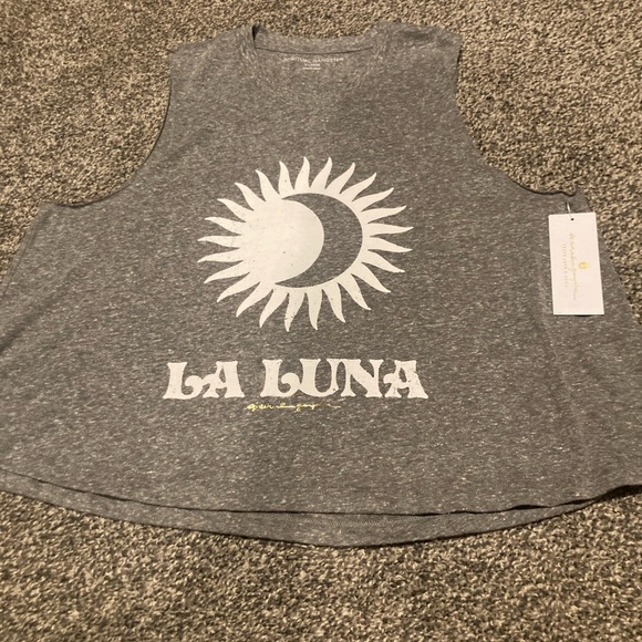 NWT Spiritual Gangster Luna Crop Tank/ Heather Gray/ XL - Picture 5 of 7